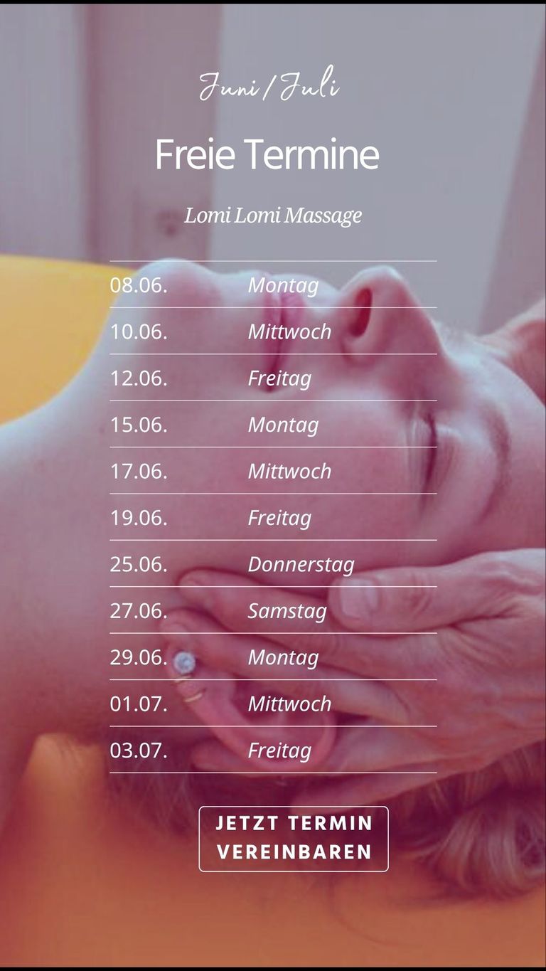 Freie Massagetermine